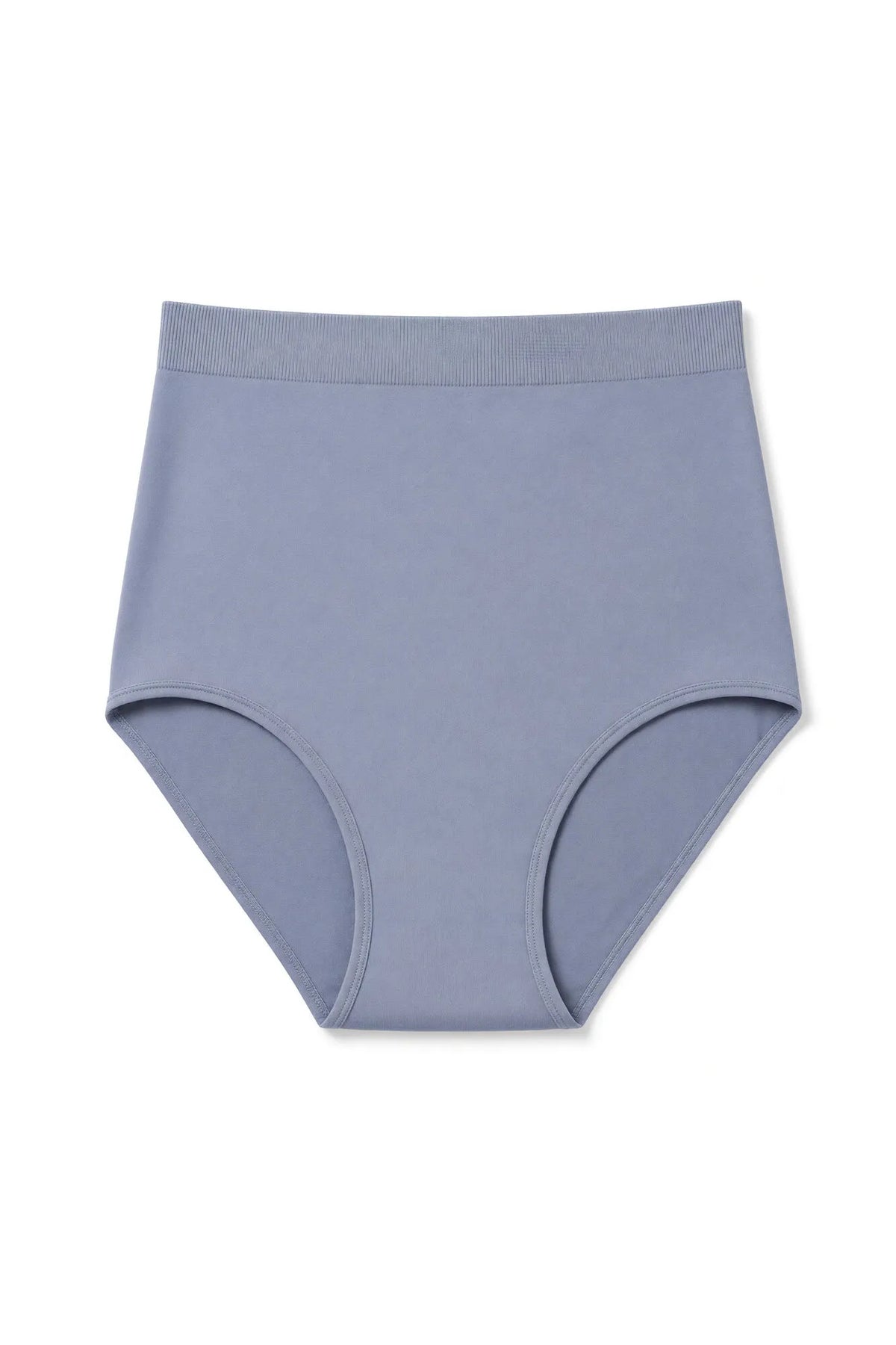 Women Secret Light Blue Women Blue High-Waisted "Maternity" Panty SKU: 5124051_18 Image 04