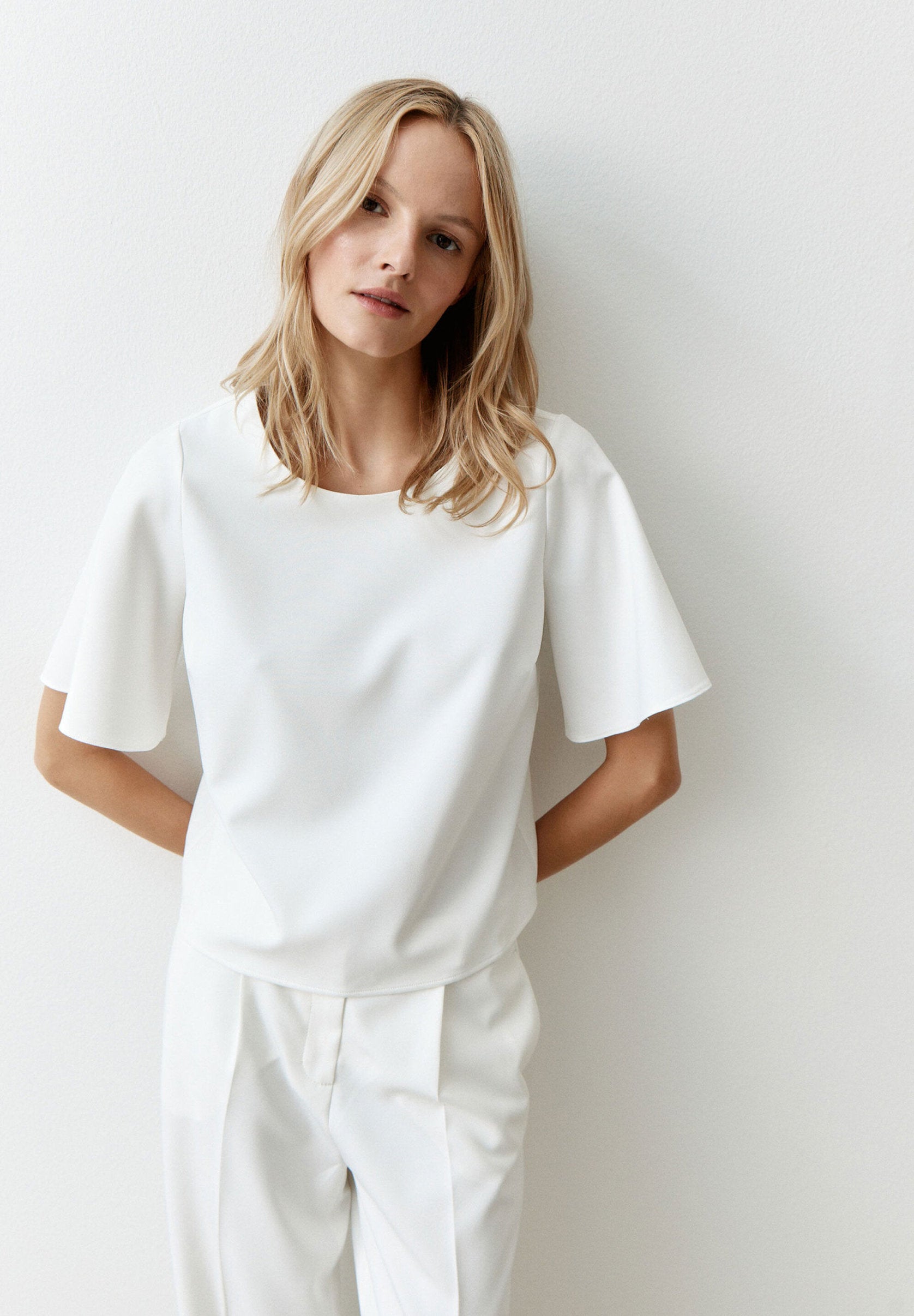 More &amp;  More_Off-White Blouse_51242080_0041_01