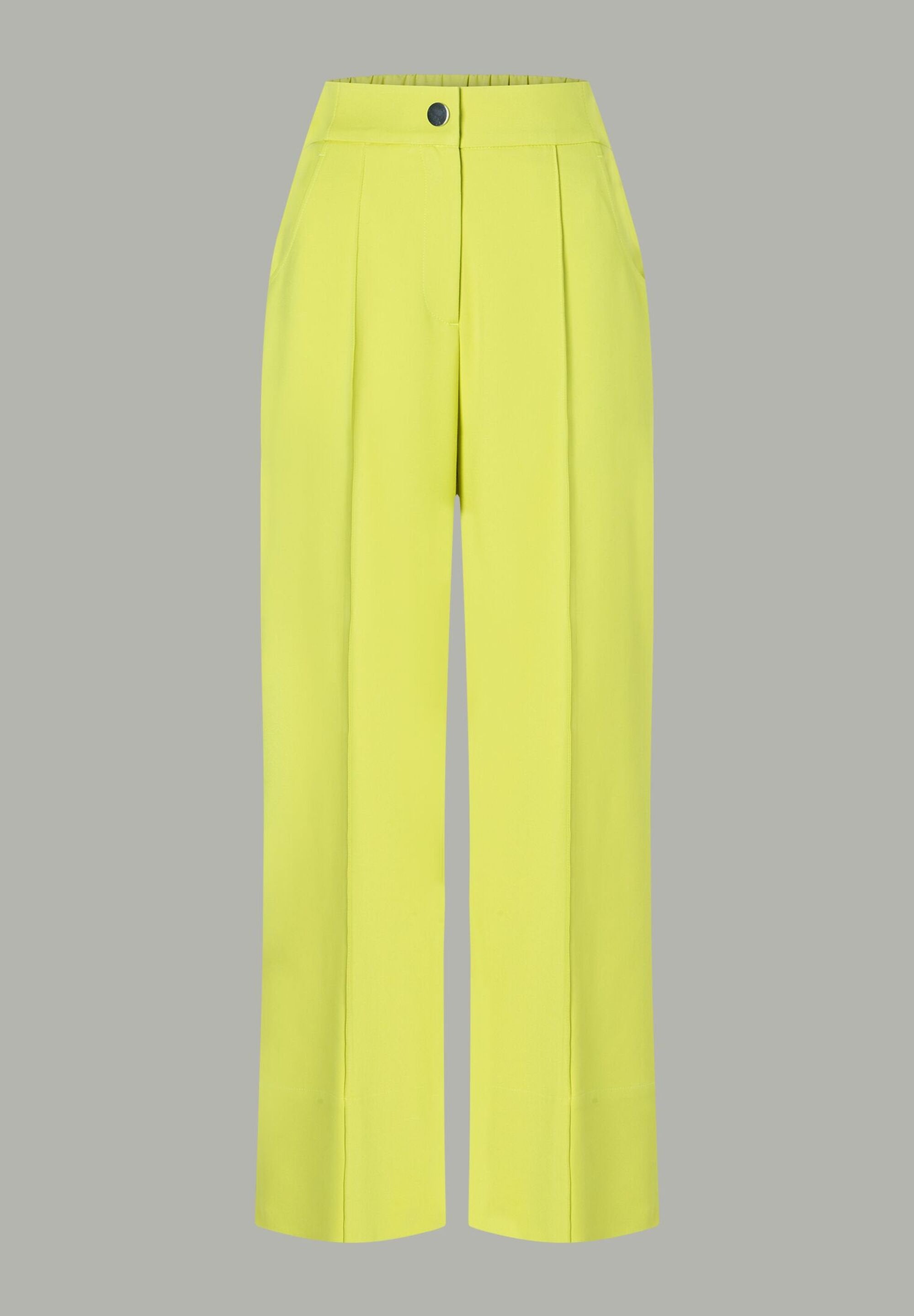 More &amp;  More_Lime Yellow Wide Trousers_51324090_0132_02