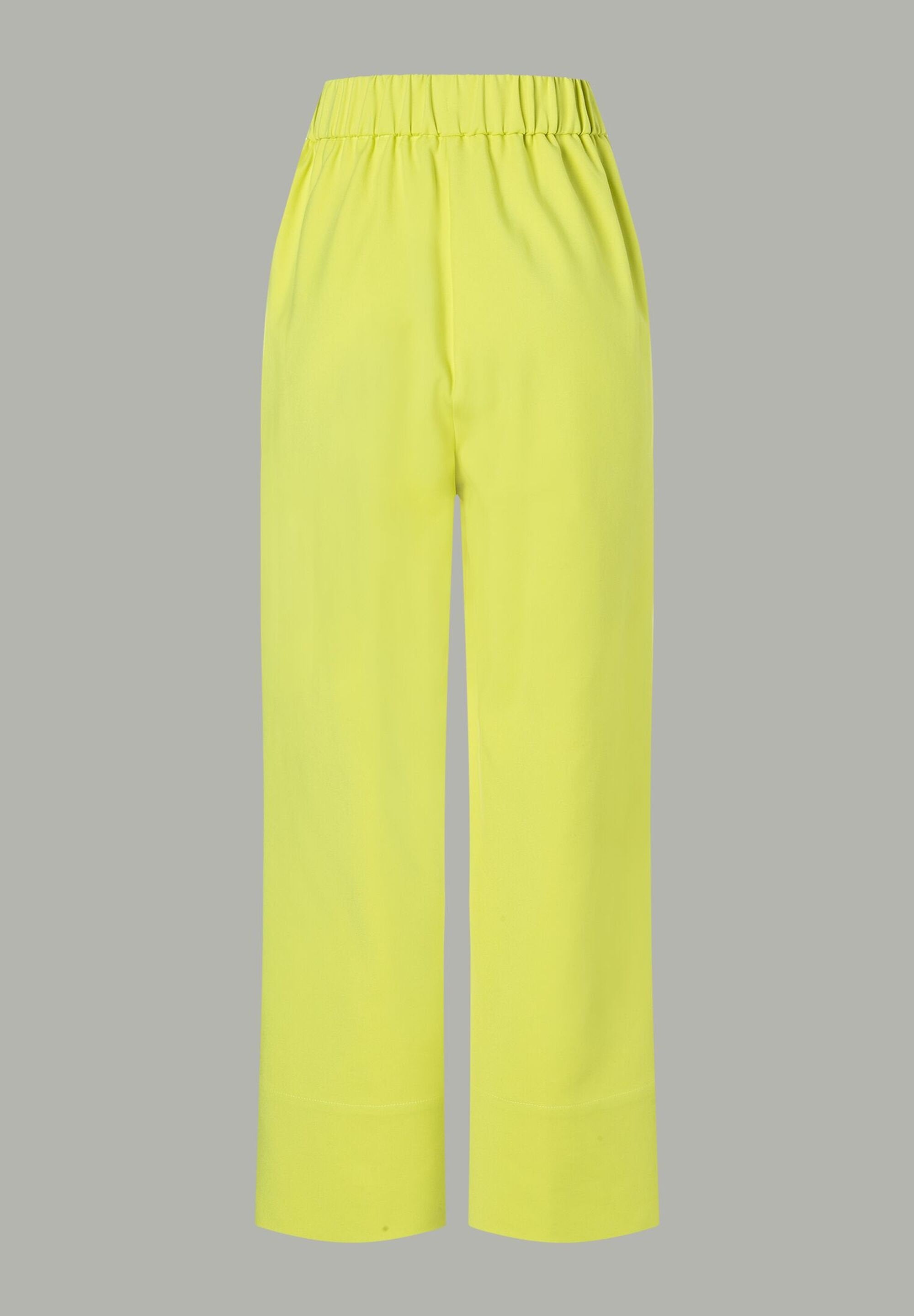 More &amp;  More_Lime Yellow Wide Trousers_51324090_0132_03
