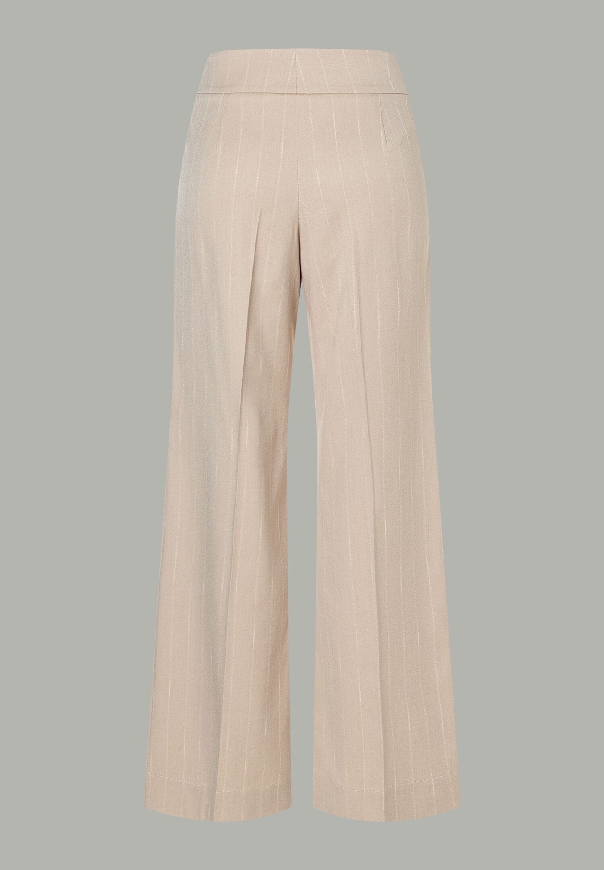 More &amp;  More_Beige Pinstripe Trousers_51334072_2238_02