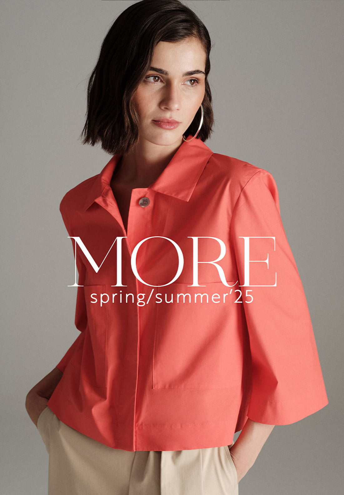 More &amp; More_Red Blouse Shirt Jacket_51346072_0524_01