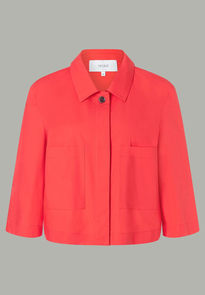 More &amp; More_Red Blouse Shirt Jacket_51346072_0524_02