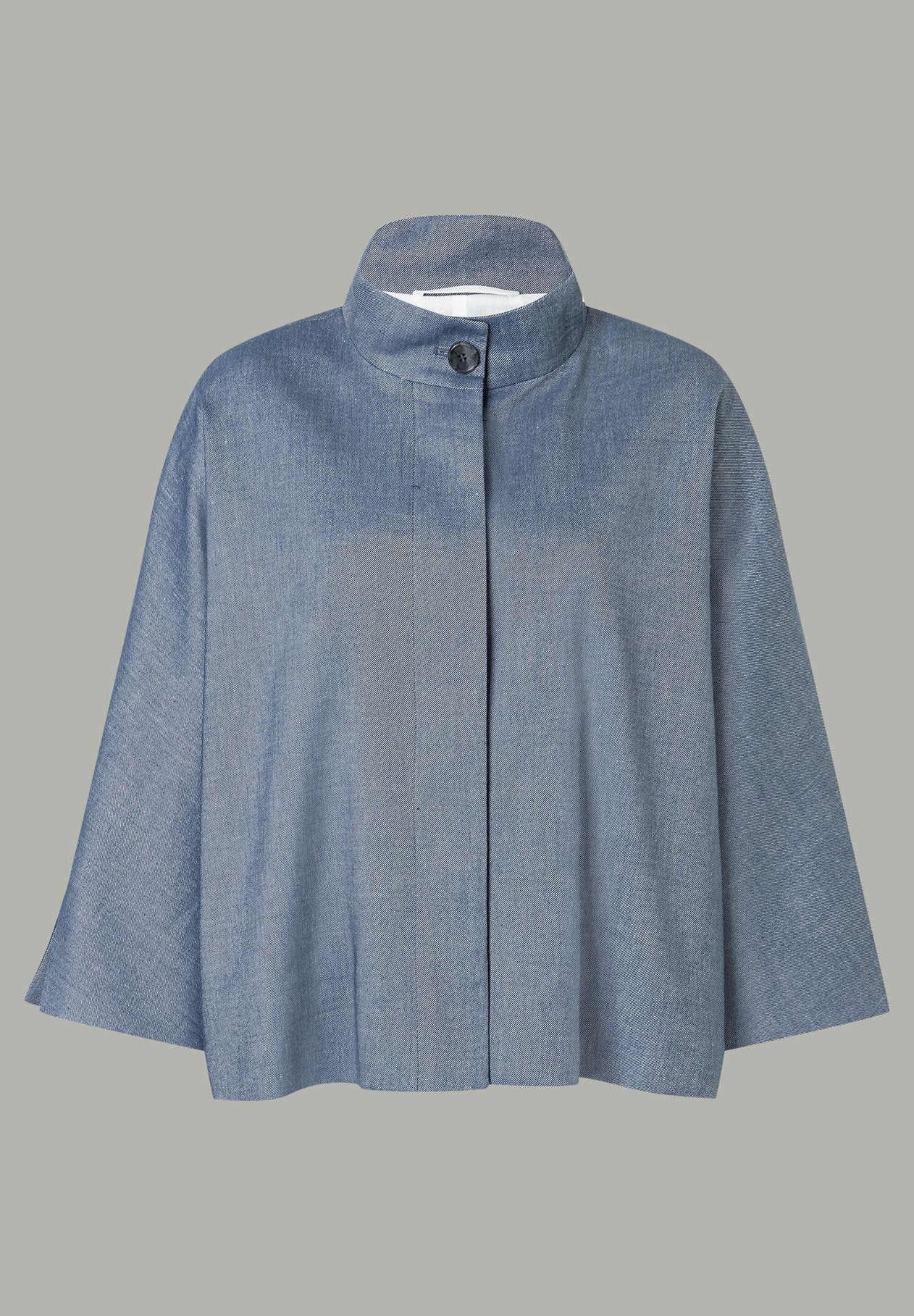 More &amp; More_Indigo Blue Shirt Jacket_51346073_2325_02