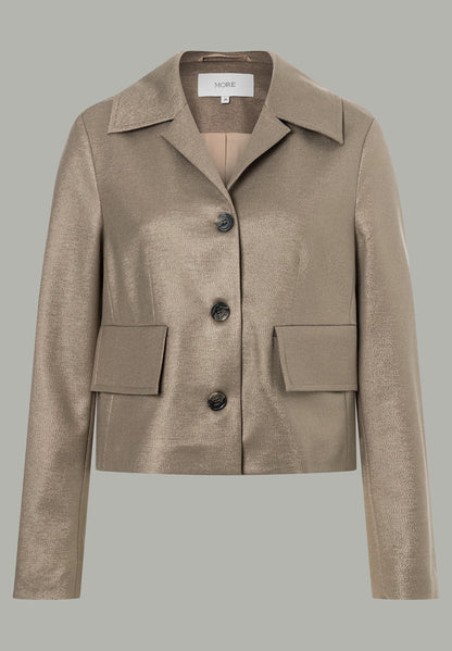 More &amp; More_Irish Cream_Shiny Blazer_51416074_0213_01