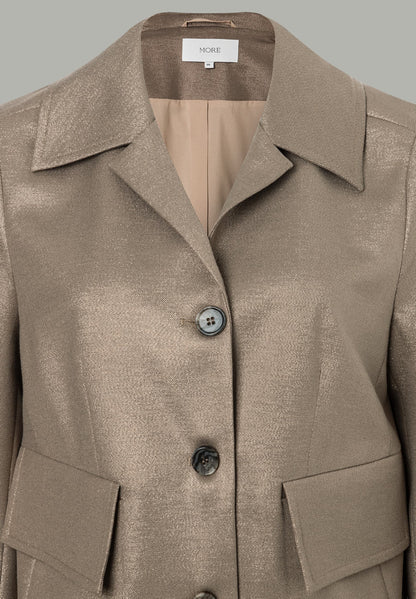 More &amp; More_Irish Cream_Shiny Blazer_51416074_0213_02