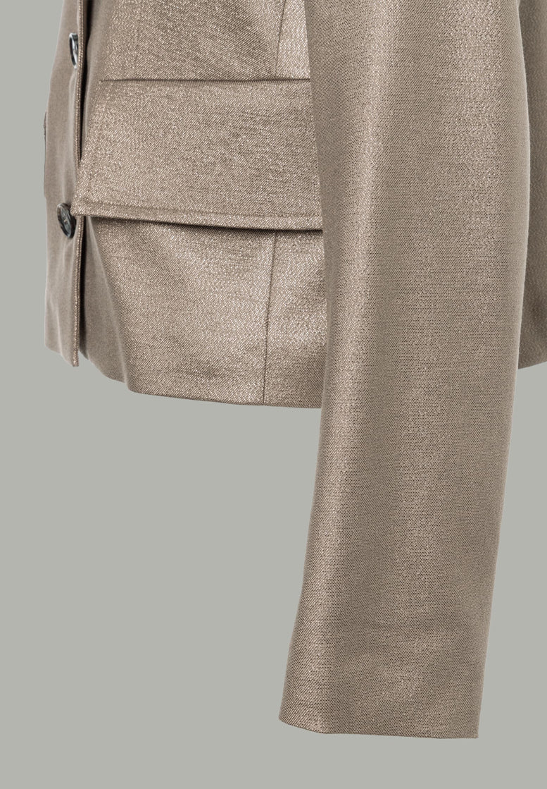 More &amp; More_Irish Cream_Shiny Blazer_51416074_0213_03