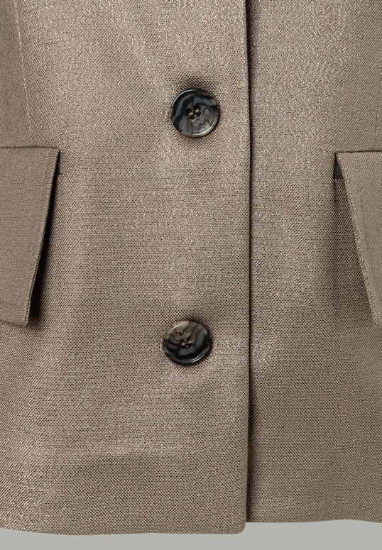 More &amp; More_Irish Cream_Shiny Blazer_51416074_0213_04