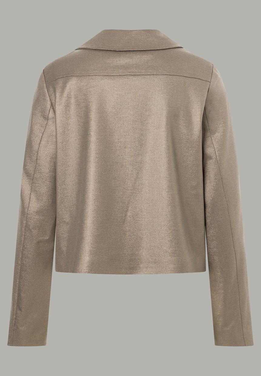 More &amp; More_Irish Cream_Shiny Blazer_51416074_0213_05