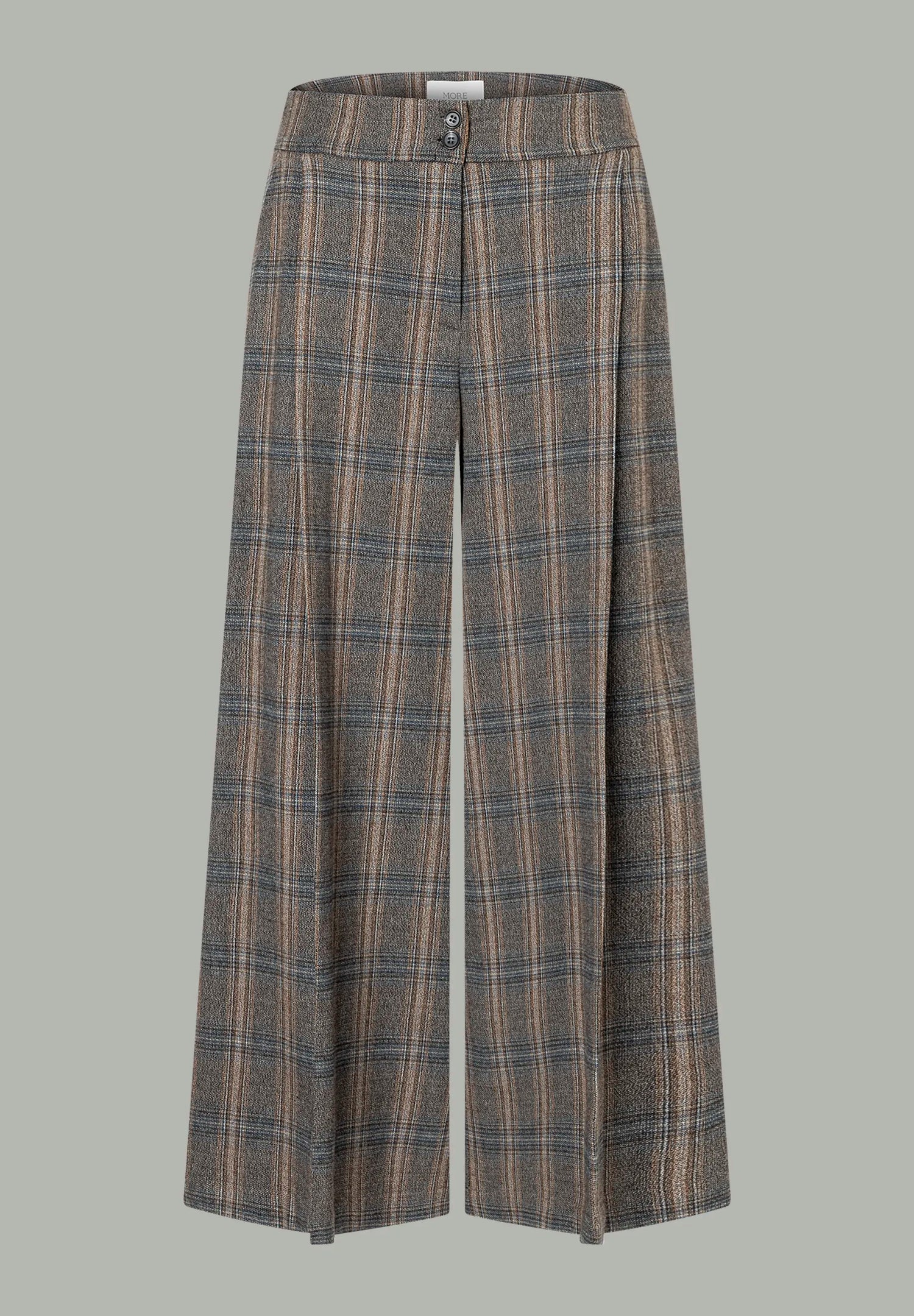 More &amp; More_Multi-Color_Culottes with a Check Pattern_51434072_3790_01