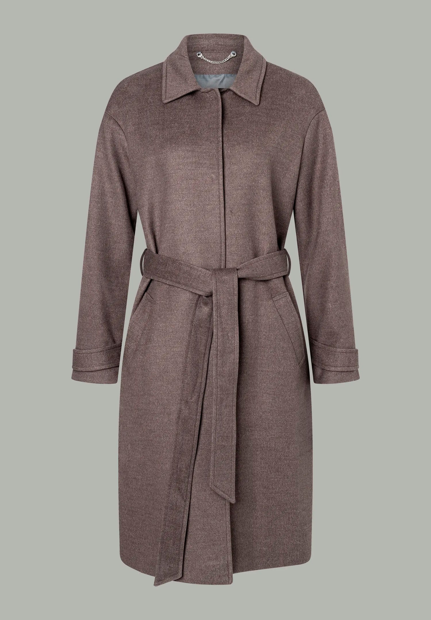 More &amp; More_Mocca_Coat with Belt_51437070_0258_01