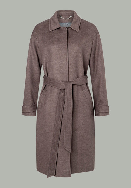 More &amp; More_Mocca_Coat with Belt_51437070_0258_01