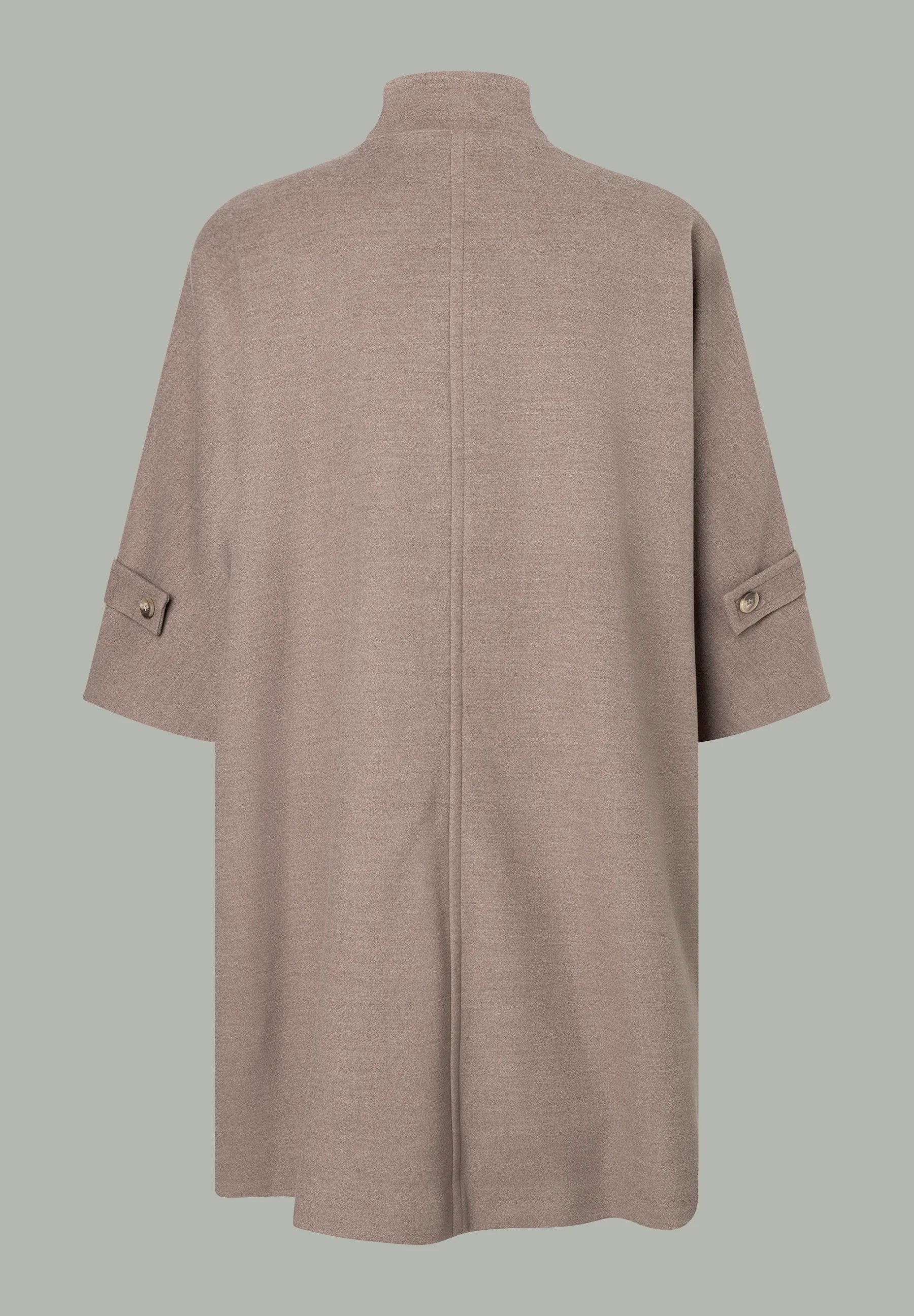 More &amp; More_Brown_Coat-Cape with 3/4 Length Sleeves_51437071_0251_02
