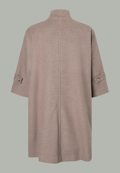 More &amp; More_Brown_Coat-Cape with 3/4 Length Sleeves_51437071_0251_02