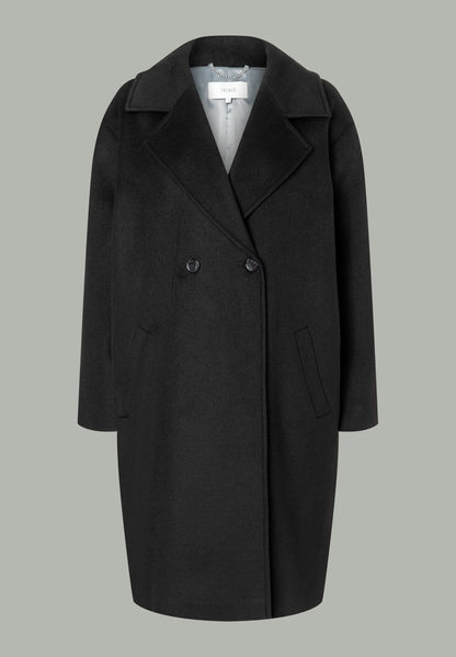 More &amp; More_Black_Double-Breasted Coat_51447090_0790_02