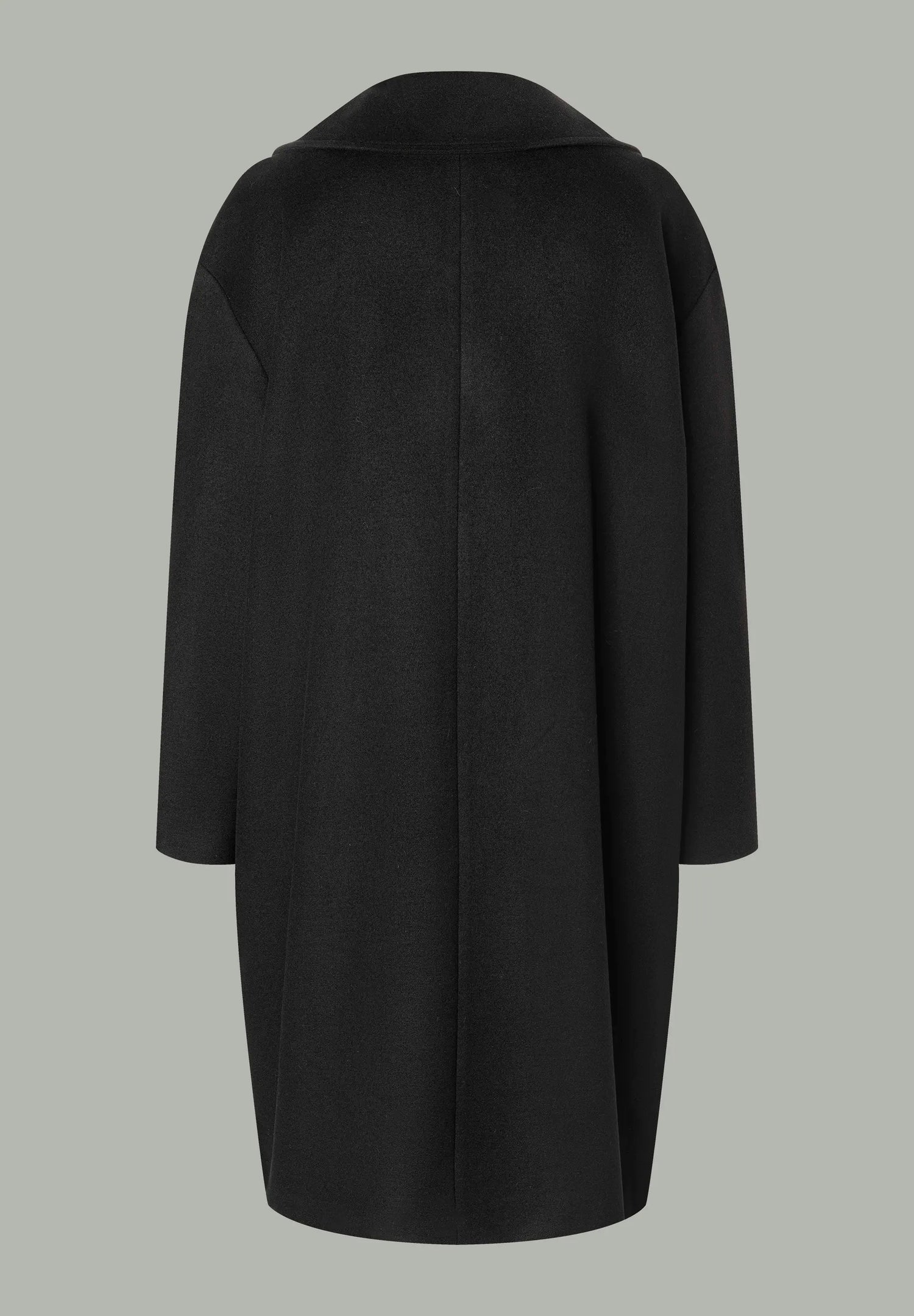 More &amp; More_Black_Double-Breasted Coat_51447090_0790_03