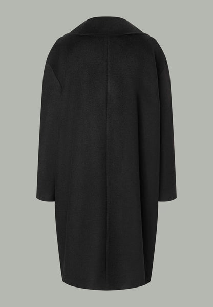 More &amp; More_Black_Double-Breasted Coat_51447090_0790_03