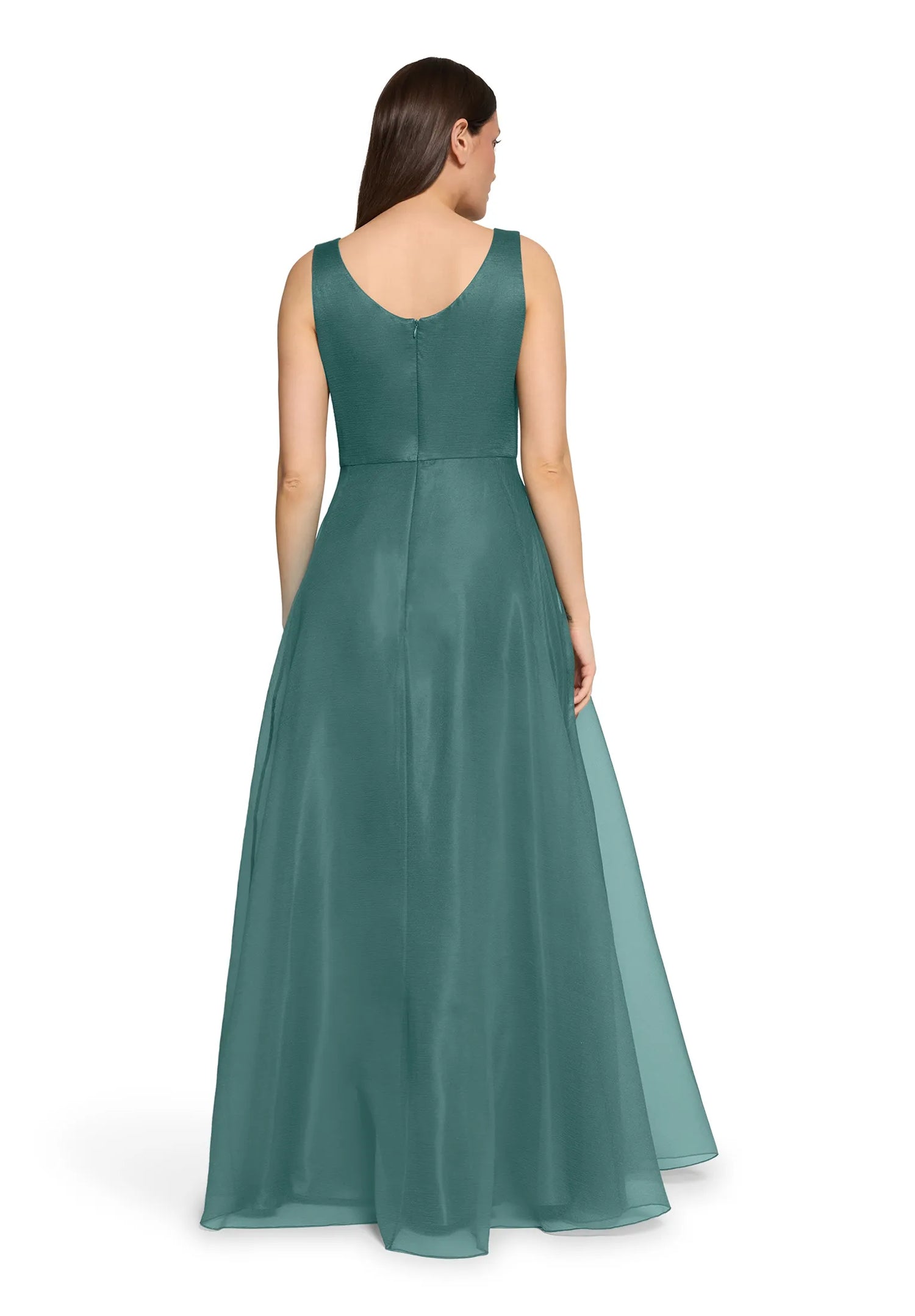Vera Mont Dark Emerald Women Dress Long without Sleeve SKU: 5147-4009_5609 Image 03