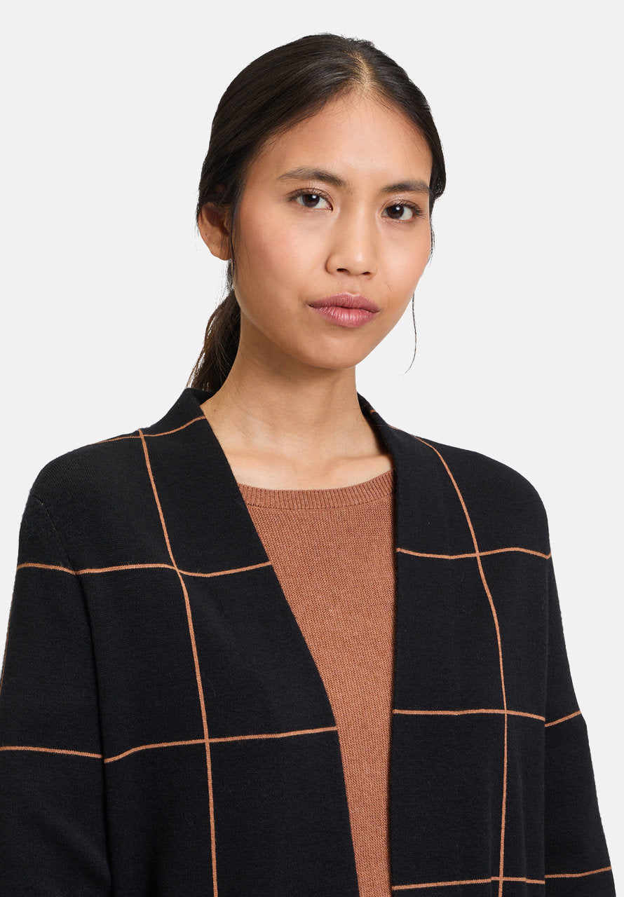 Knitted Coat Checked_5149-1046_9970_06