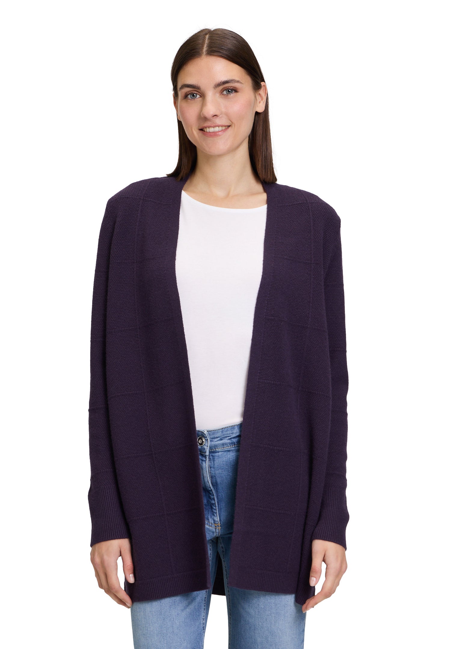 Long Knit Jacket with Structure_5152-1026_6381_01