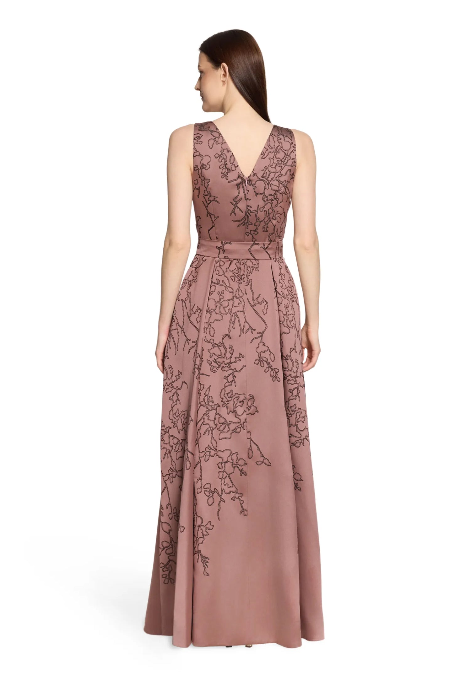 Vera Mont Rose/Black Women Dress Long without Sleeve SKU: 5181-4161_4896 Image 03