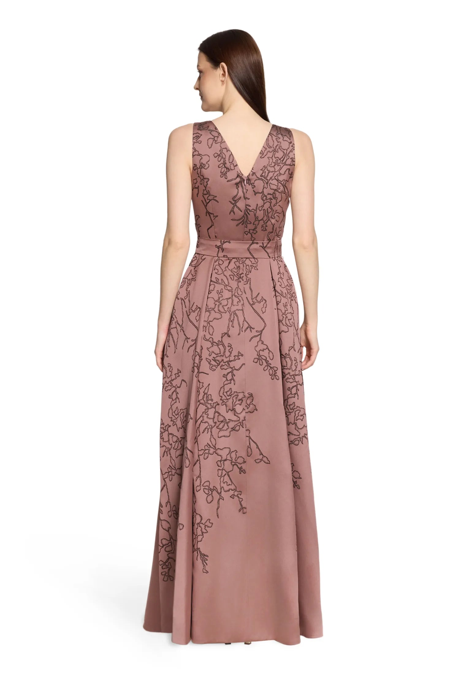 Vera Mont Rose/Black Women Dress Long without Sleeve SKU: 5181-4161_4896 Image 03