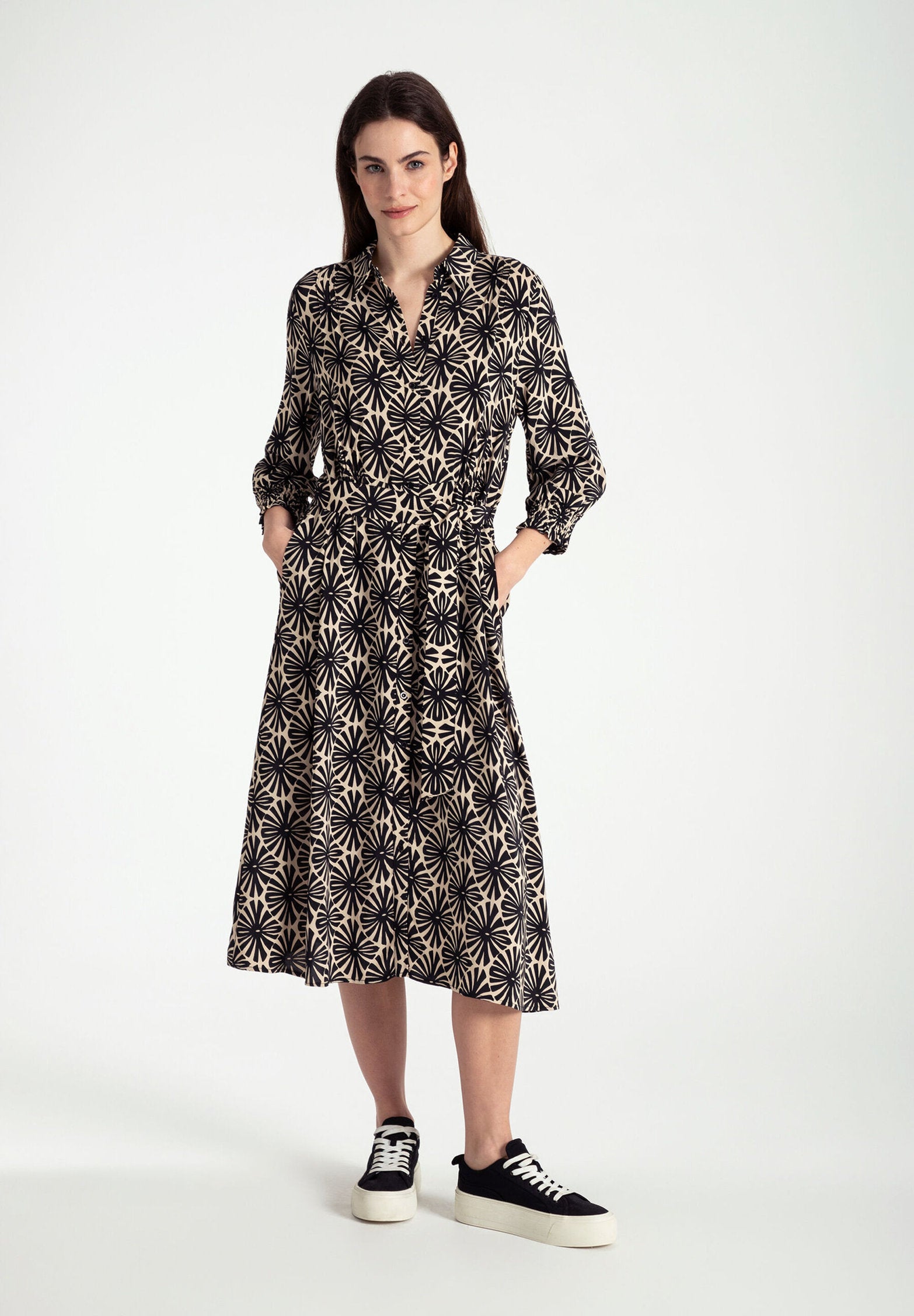 More &amp;  More_Graphic Print Viscose Dress_51823428_2790_01