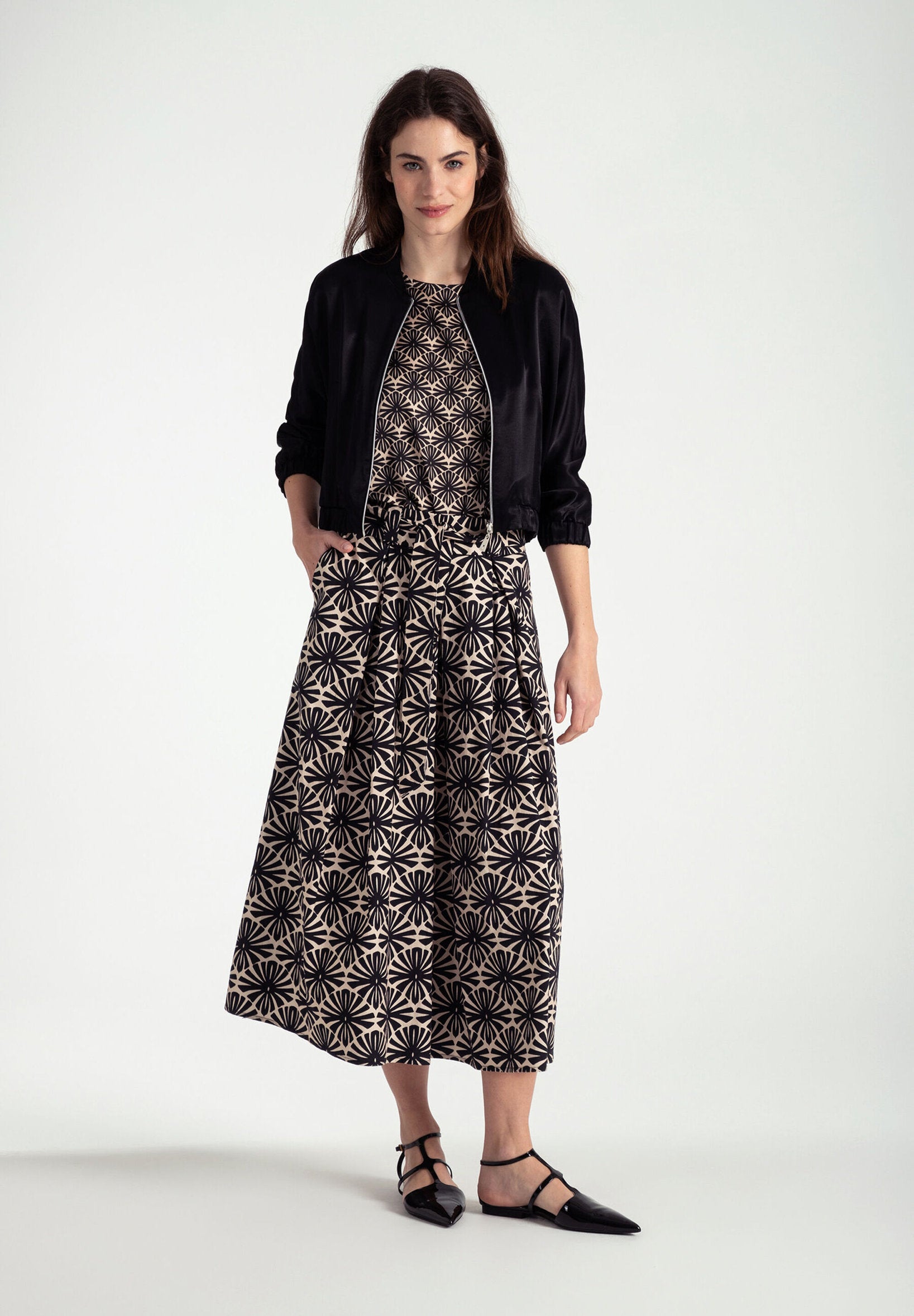 More &amp;  More_Graphic Print Wide Cotton Skirt_51825554_2790_01