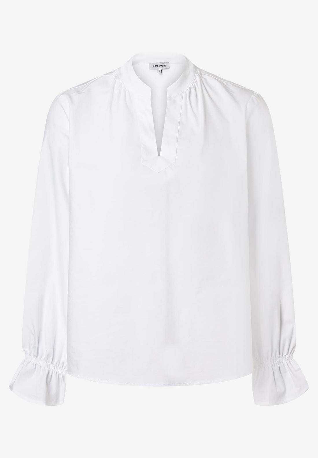 More & More_White_Stretch Cotton Blouse_51912055_0010_01