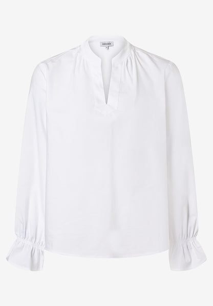 More &amp; More_White_Stretch Cotton Blouse_51912055_0010_01