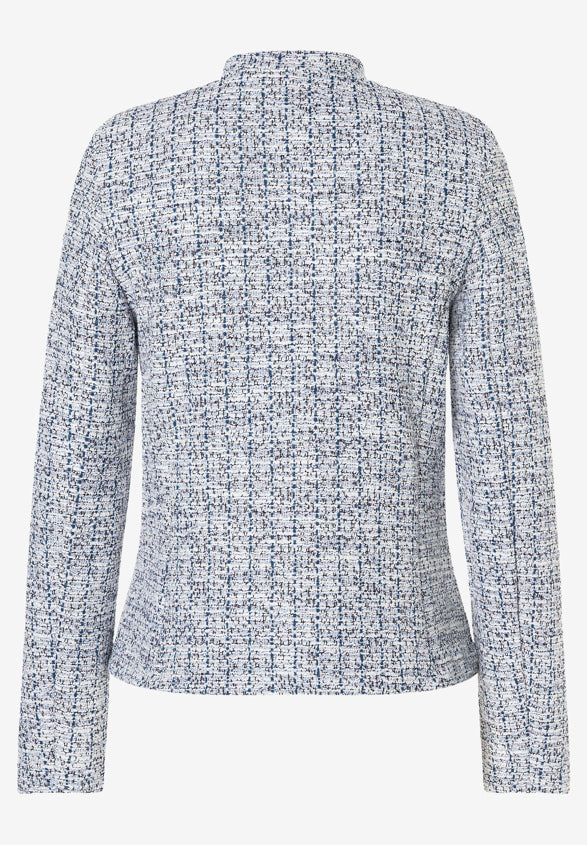 More &amp; More_Striped Jersey Boucle_BouclŽ Jersey Jacket_51916599_4041_04