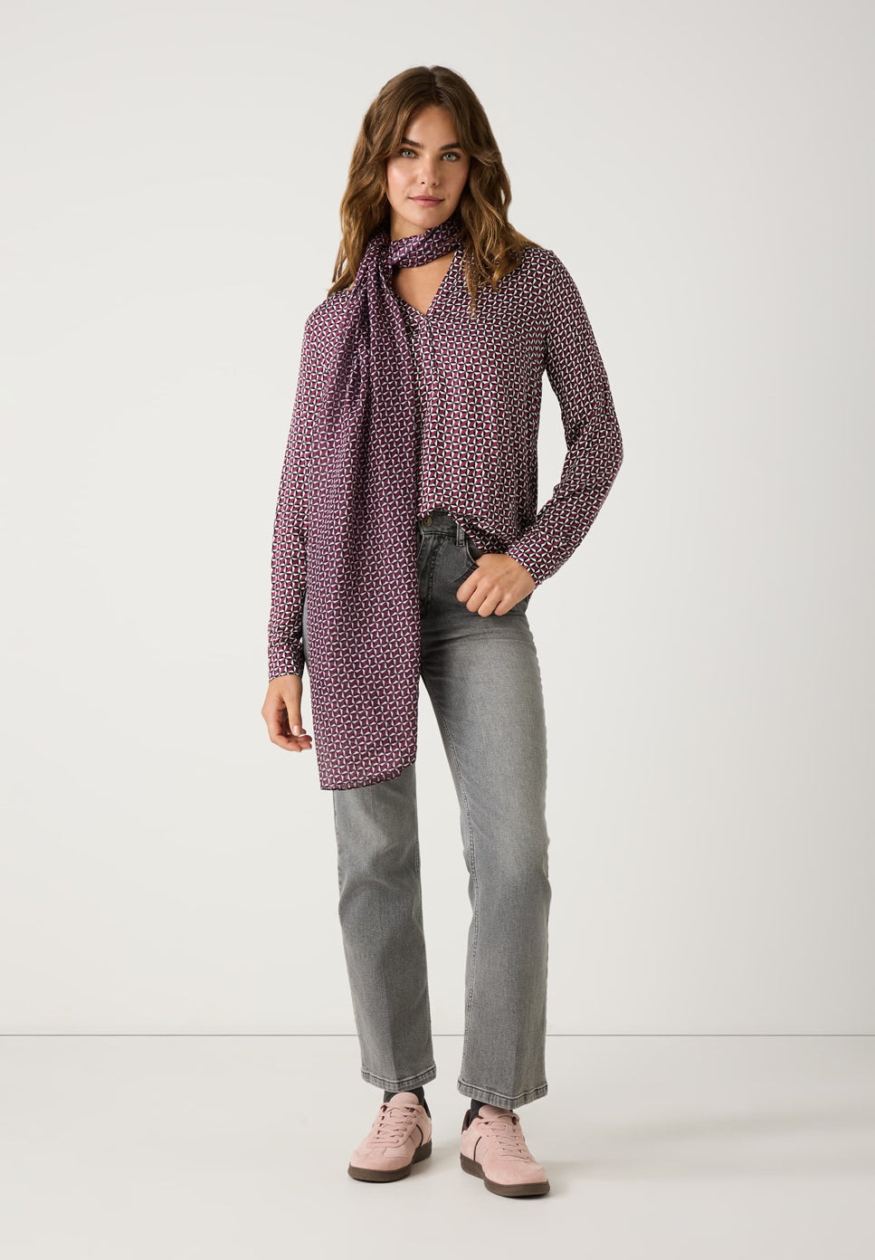 More &amp; More_Small Graphical Print_Viscose Print Blouse_51922477_3564_02