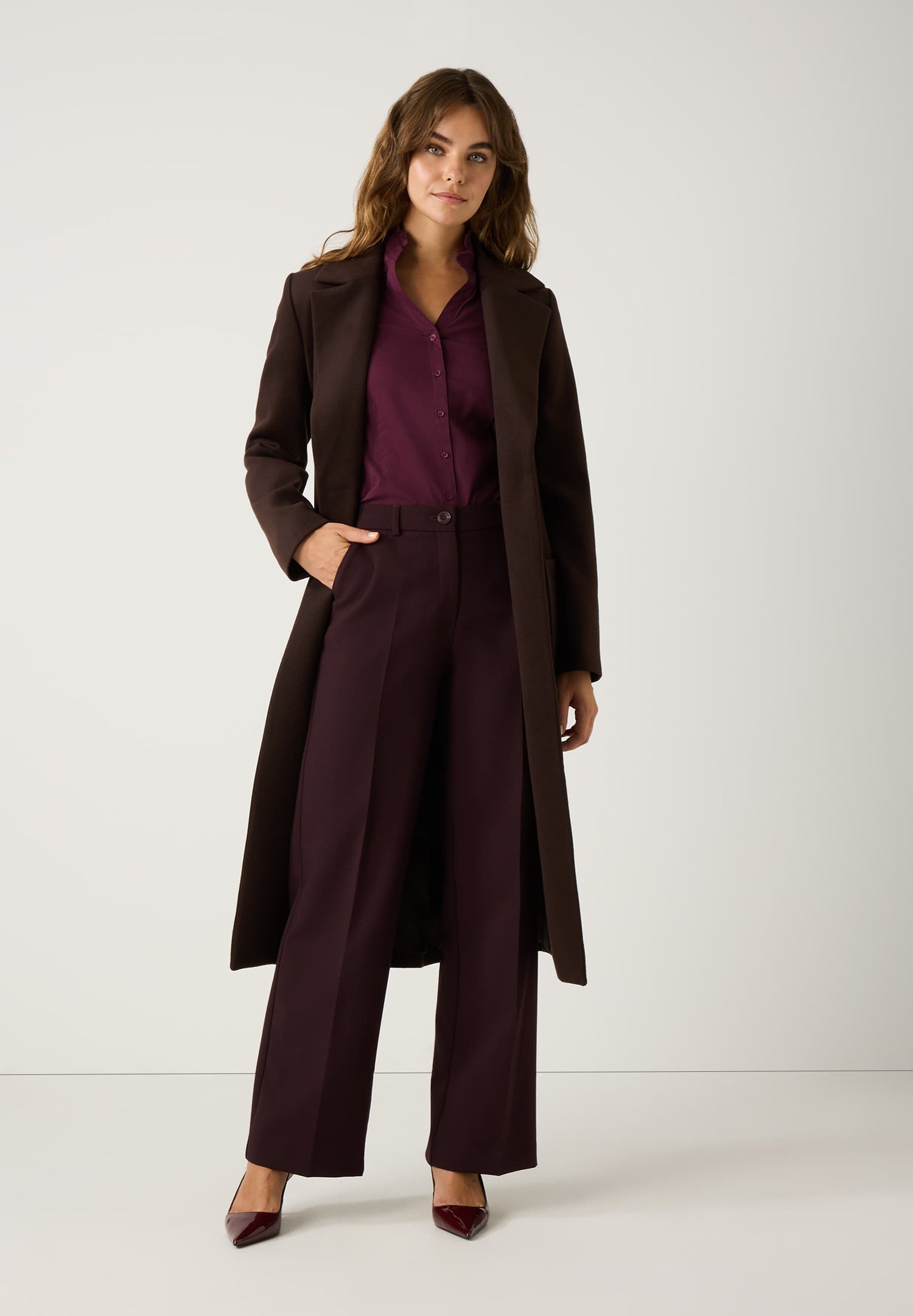 More &amp; More_Ruby Orchid_Straight Trousers_51924457_0564_01