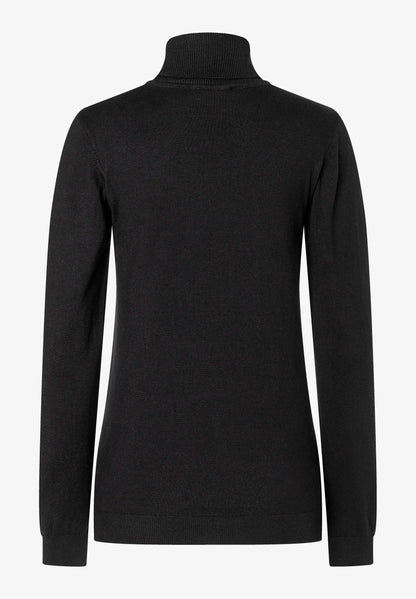More &amp; More_Black_Roll-Neck Sweater, Fine Knit_51931537_0790_05