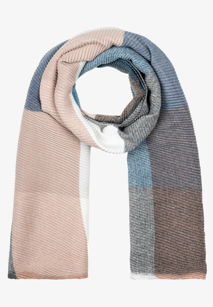 More &amp; More_Check Scarf_Checkered Pleated Scarf_51939443_4244_02