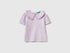Benetton Lilac Girls Blouse with Ruffles SKU: 51PTGQ032_3G1 Image 01