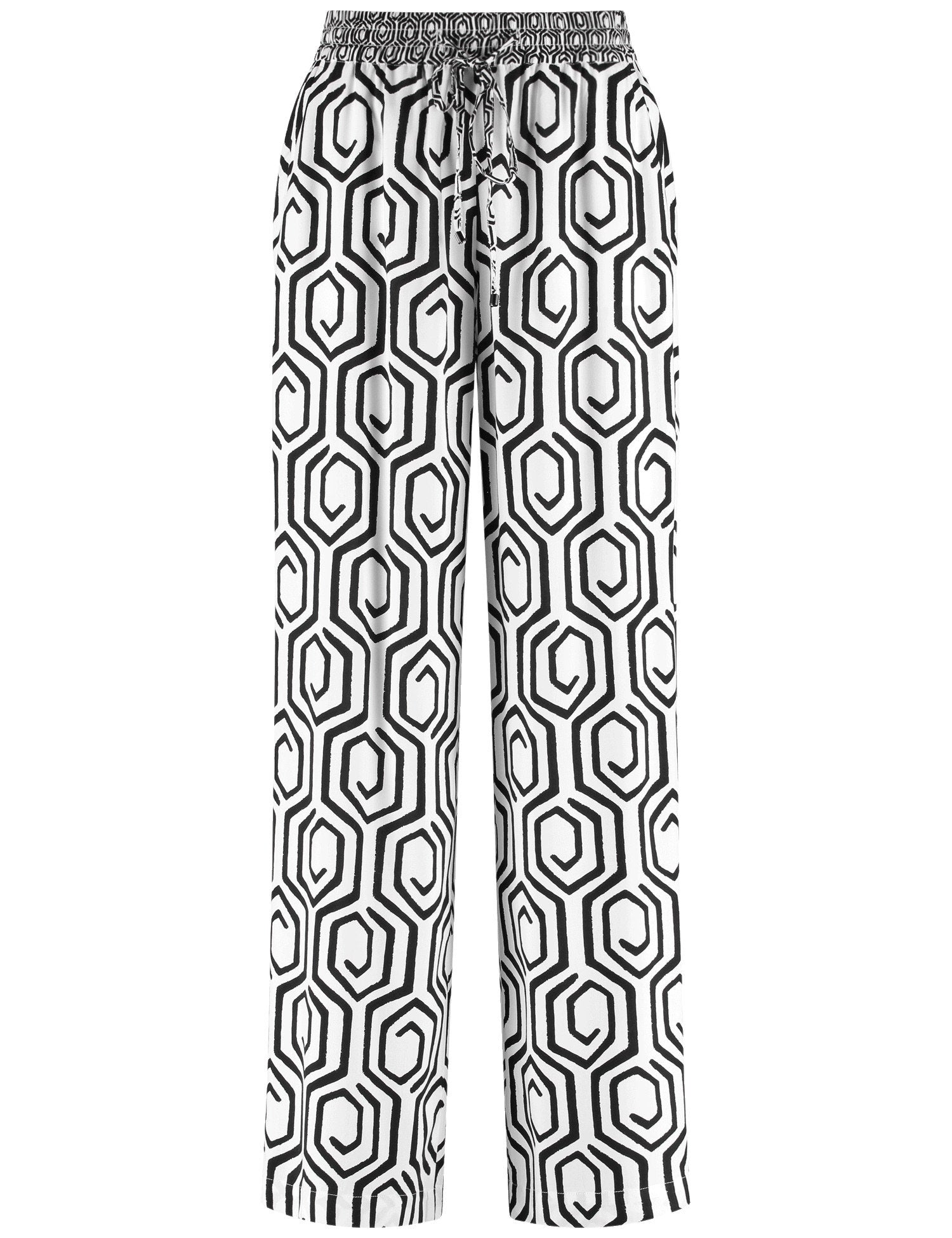Gerry Weber_Patterned Slip-On Trousers_520048-31430_9069_04