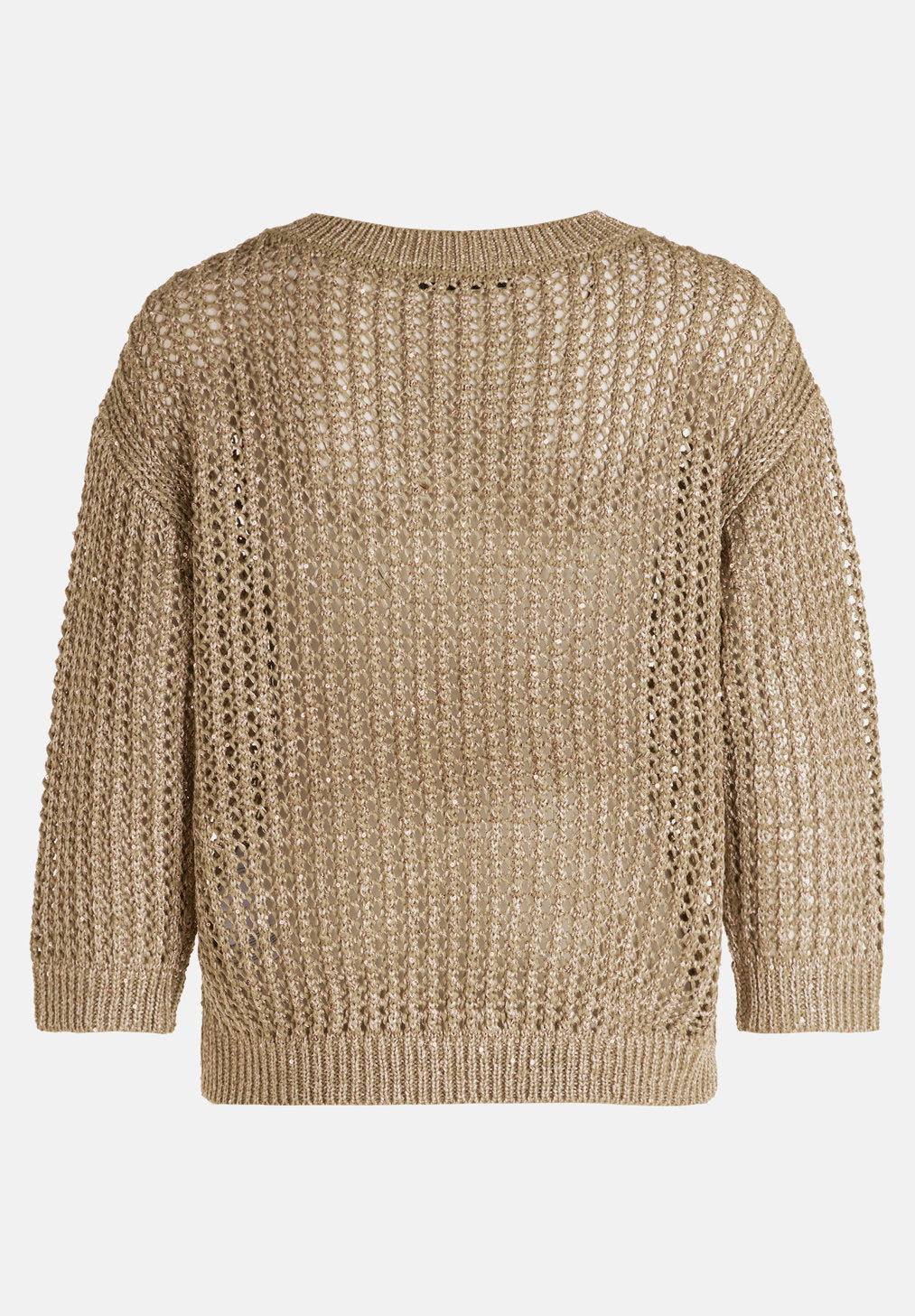 Betty Barclay_Eyelet Knit Sweater with Sequins_5236-1128_7366_05