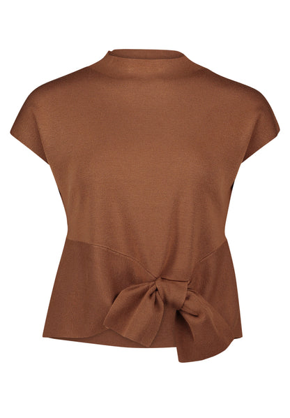 Betty Barclay_Classic Nougat_Knitted Pullover Short Without Sleeve_5274-1433_7050_05