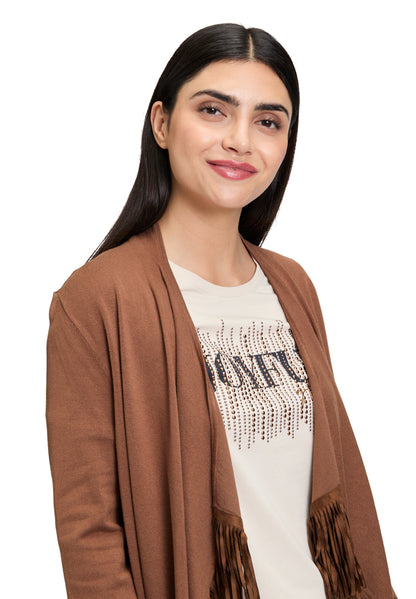 Betty Barclay_Classic Nougat_Knitted Jacket Long 1/1 Sleeve_5275-1434_7050_04