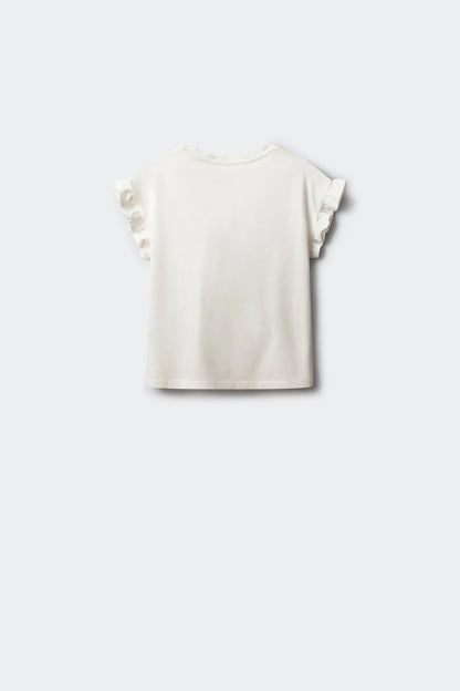 Springfield White Girls Bike Short-Sleeved T-Shirt SKU: 5283083_96 Image 02