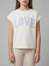 Springfield White Girls Love Short Sleeve T-Shirt SKU: 5283085_96 Image 00
