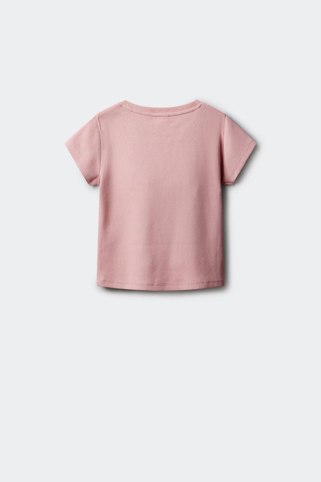 Springfield Pink Girls Ribbed Short Sleeve T-Shirt SKU: 5283086_71 Image 09