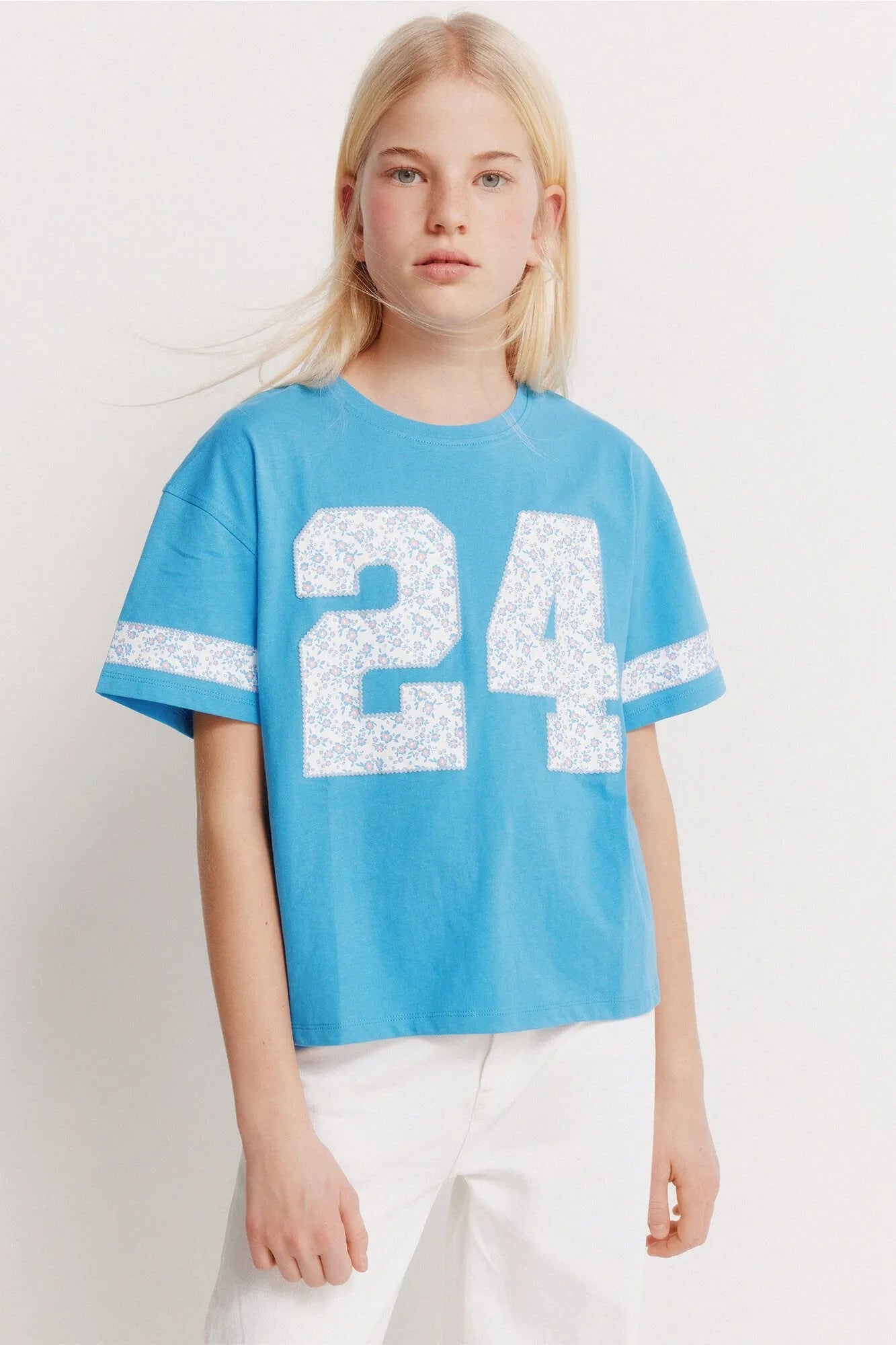 Springfield Blue Girls Short Sleeve T-Shirt 24 SKU: 5283087_16 Image 04