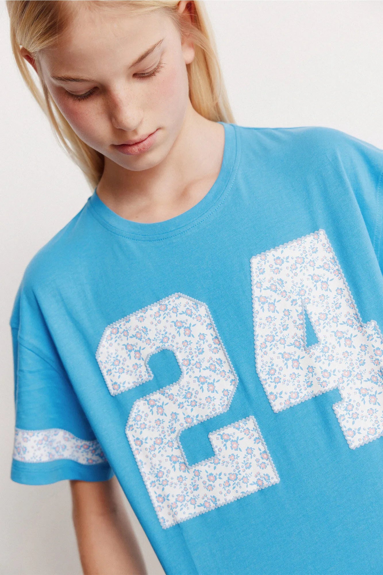 Springfield Blue Girls Short Sleeve T-Shirt 24 SKU: 5283087_16 Image 05