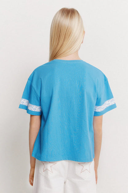 Springfield Blue Girls Short Sleeve T-Shirt 24 SKU: 5283087_16 Image 06