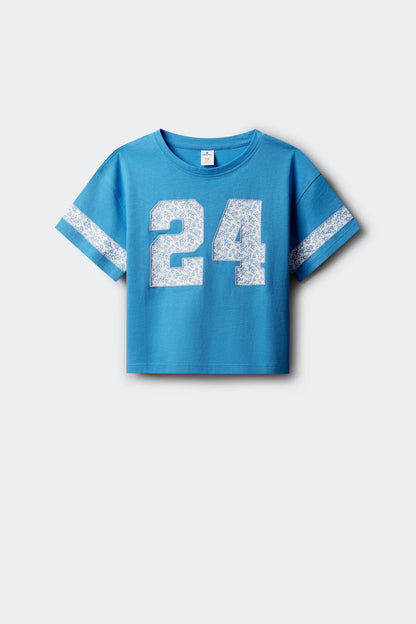 Springfield Blue Girls Short Sleeve T-Shirt 24 SKU: 5283087_16 Image 08