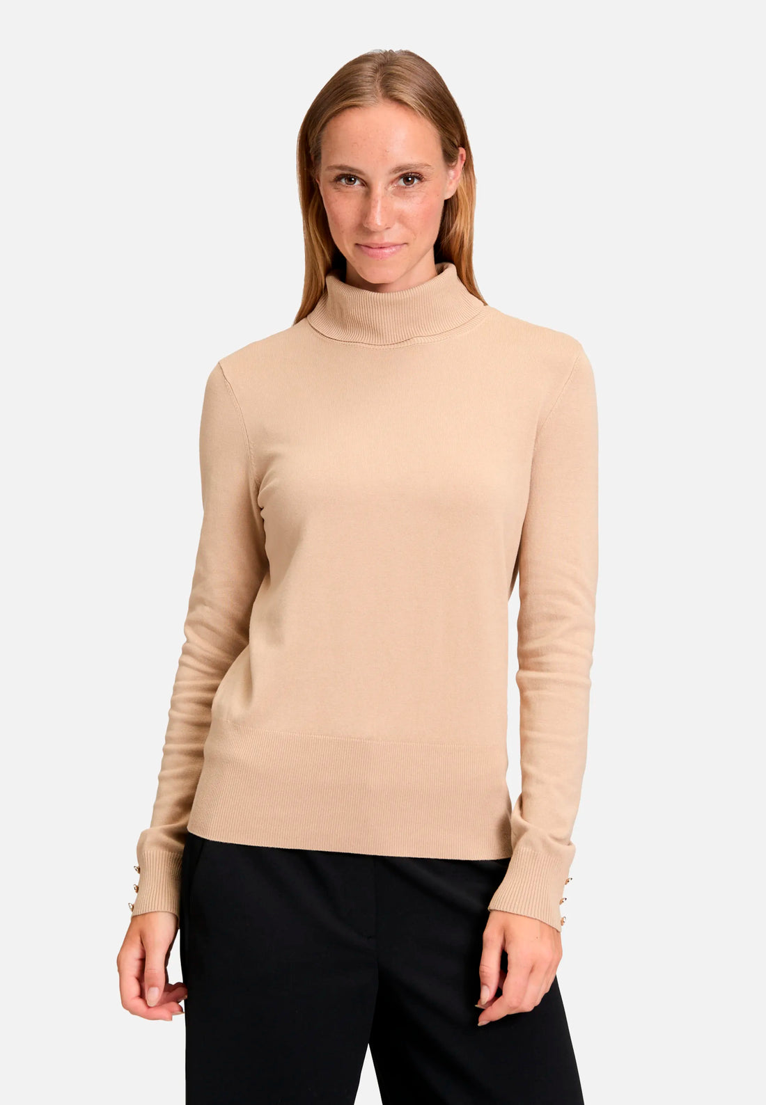 Betty Barclay_Beige_Long-Sleeved Turtleneck Sweater_5284-1440_7234_01