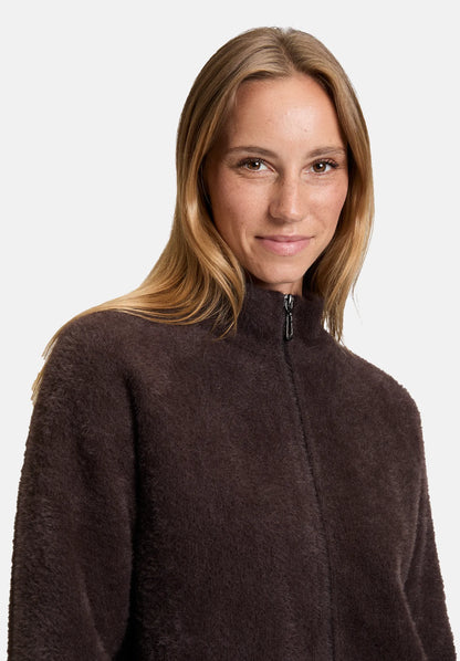 Betty Barclay_Light Maroon_Knitted Cardigan with Zip_5292-1532_7410_07