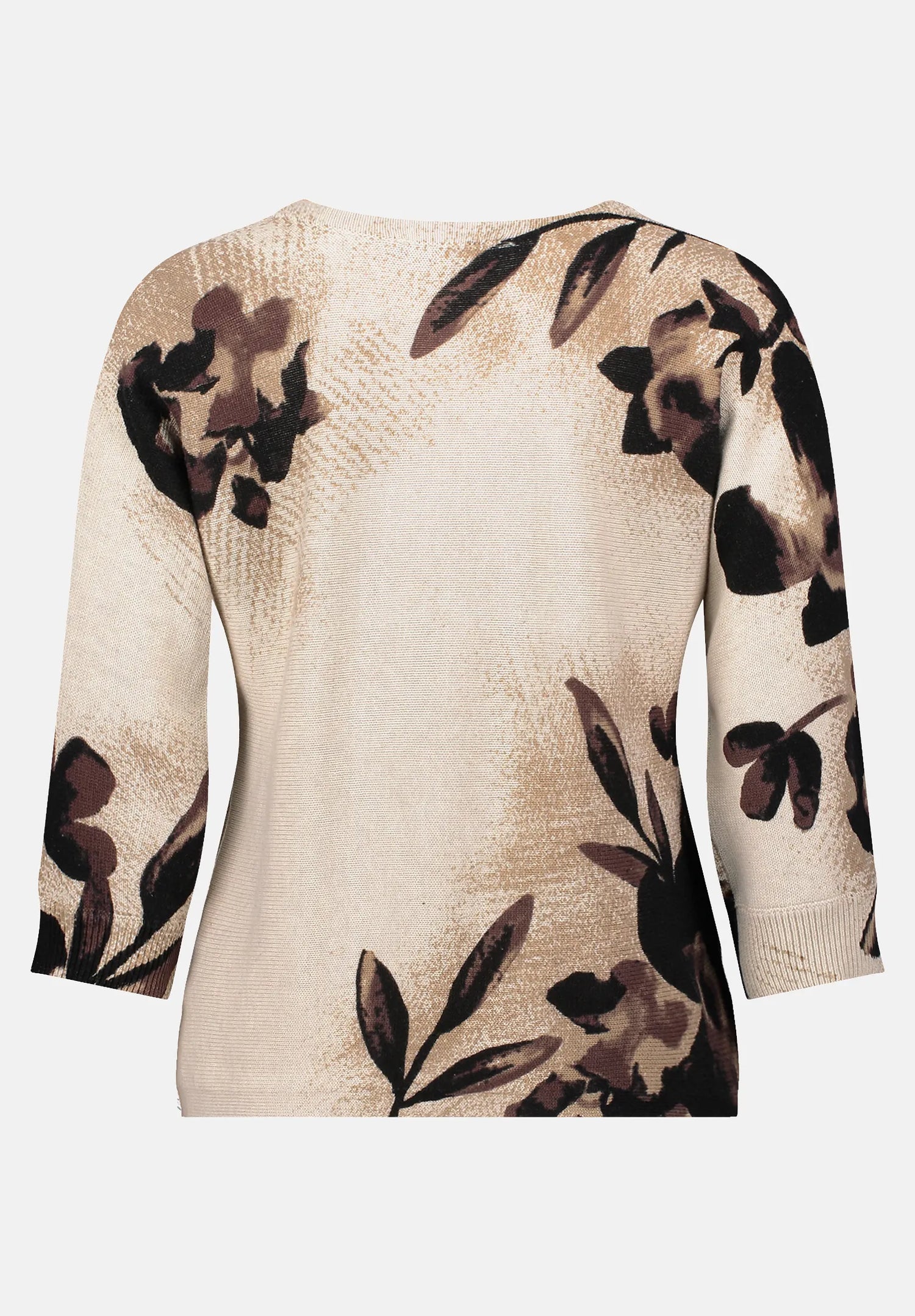 Betty Barclay_Beige/Brown_Batwing-Sleeve Knitted Sweater_5296-1559_7875_05